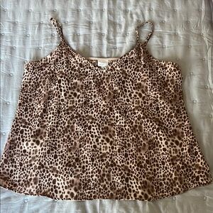 Leopard Print Cami Top